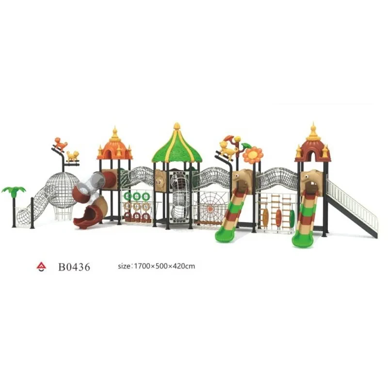 Outdoor Play Tower With Slide
