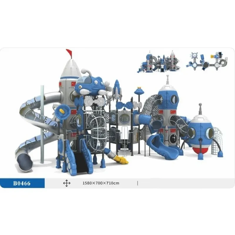 Plastic Playset With Slide