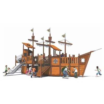 Garden Swing and Slide Wooden