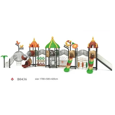 Outdoor Play Tower With Slide