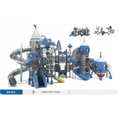 Plastic Playset With Slide